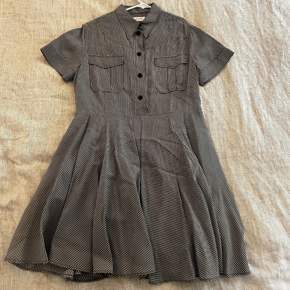Calvin Klein Gingham Shirt Dress